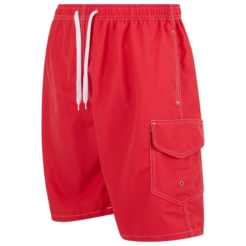 Men Swim Trunks Swimming Swimwear Suit Beach Surf Board Shorts 3 Pockets Cargo - Picture 3 of 5